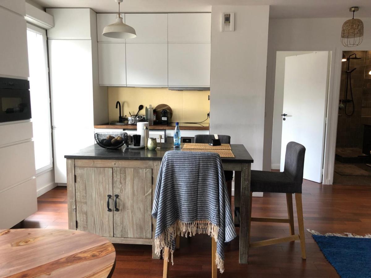 Bel Appartement Avec Terrasse Pantin Exterior foto