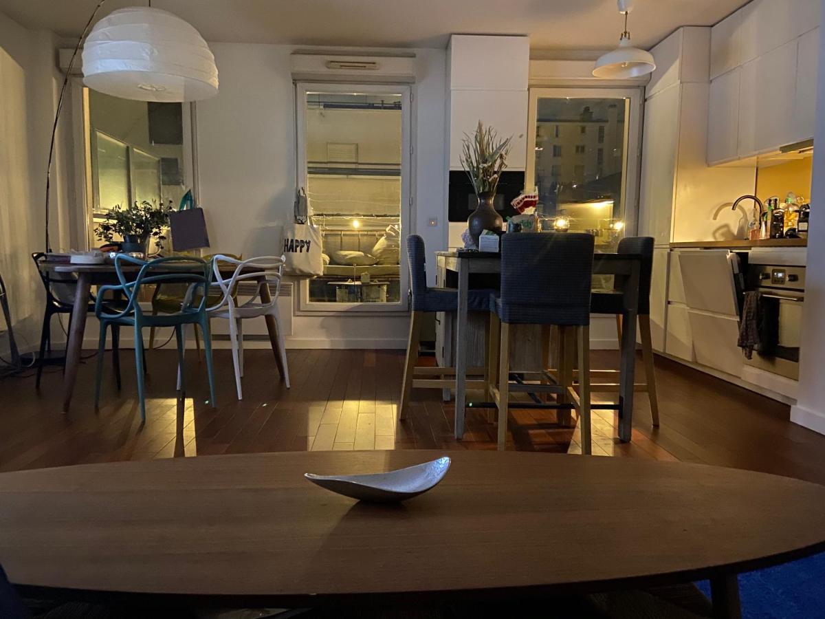 Bel Appartement Avec Terrasse Pantin Exterior foto